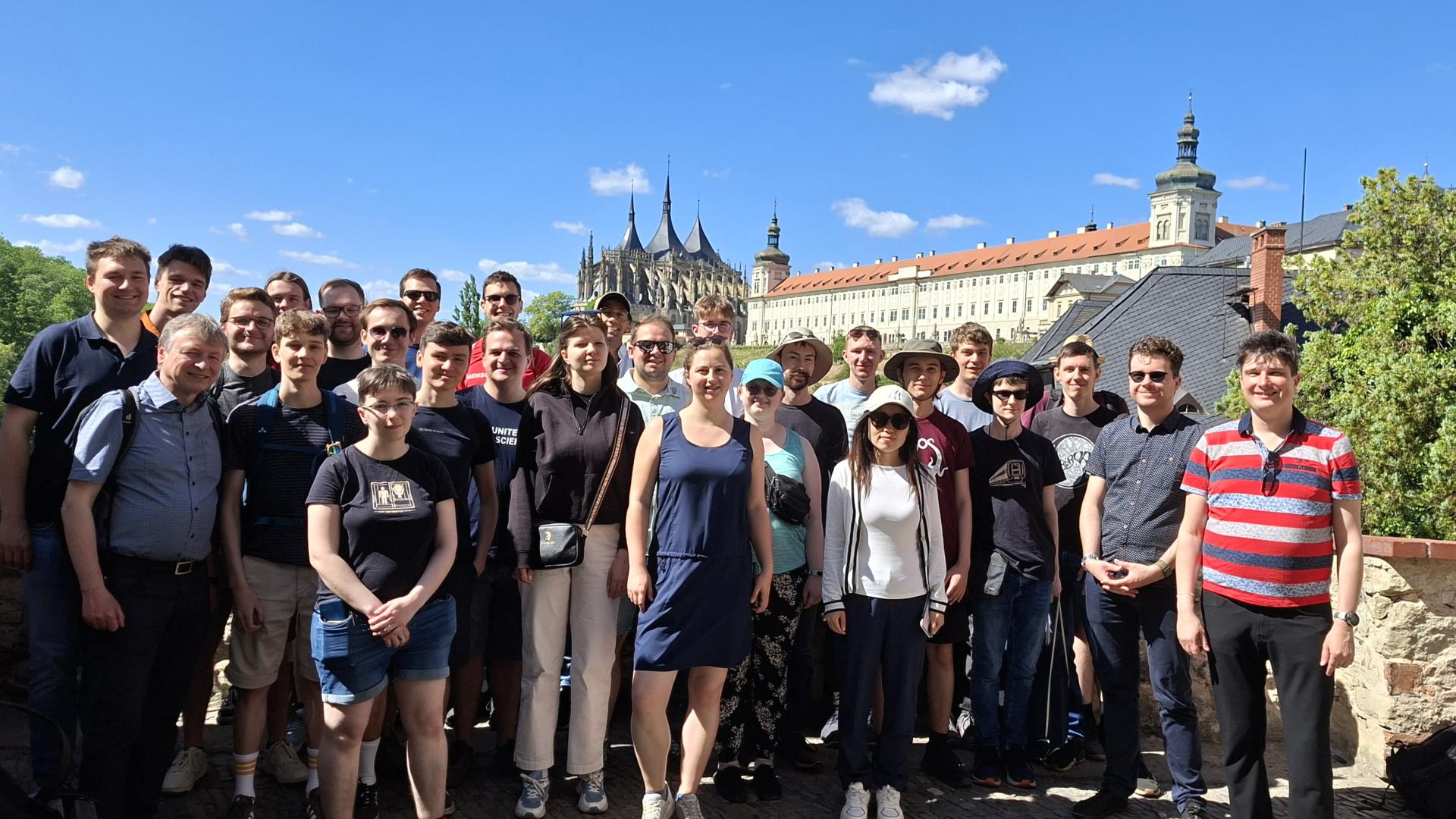 Studierende der Fakultät Verkehrswissenschaften bei der Exkursion in Kutná Hora 
