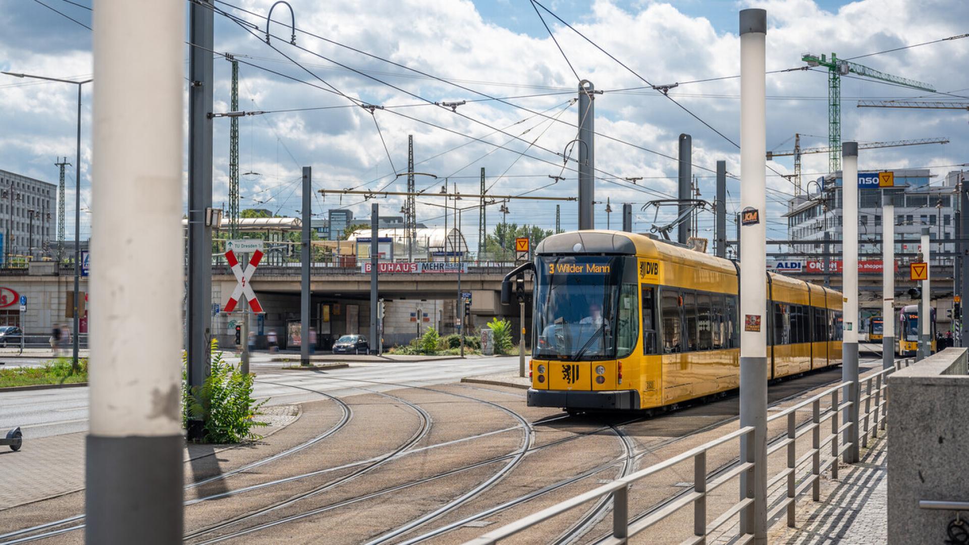 Straßenbahn in Dresden