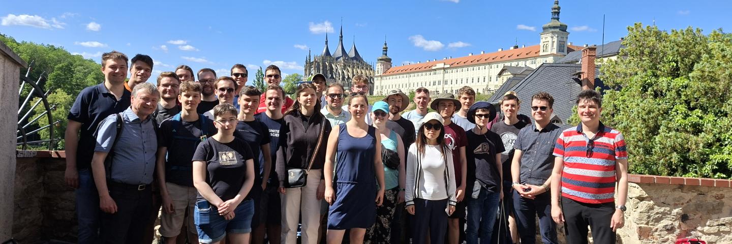 Studierende der Fakultät Verkehrswissenschaften bei der Exkursion in Kutná Hora 