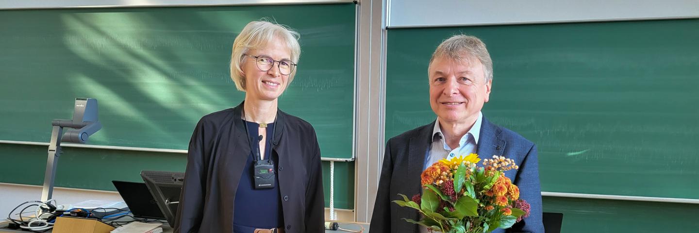 Verabschiedung durch die Dekanin, Prof. Regine Gerike