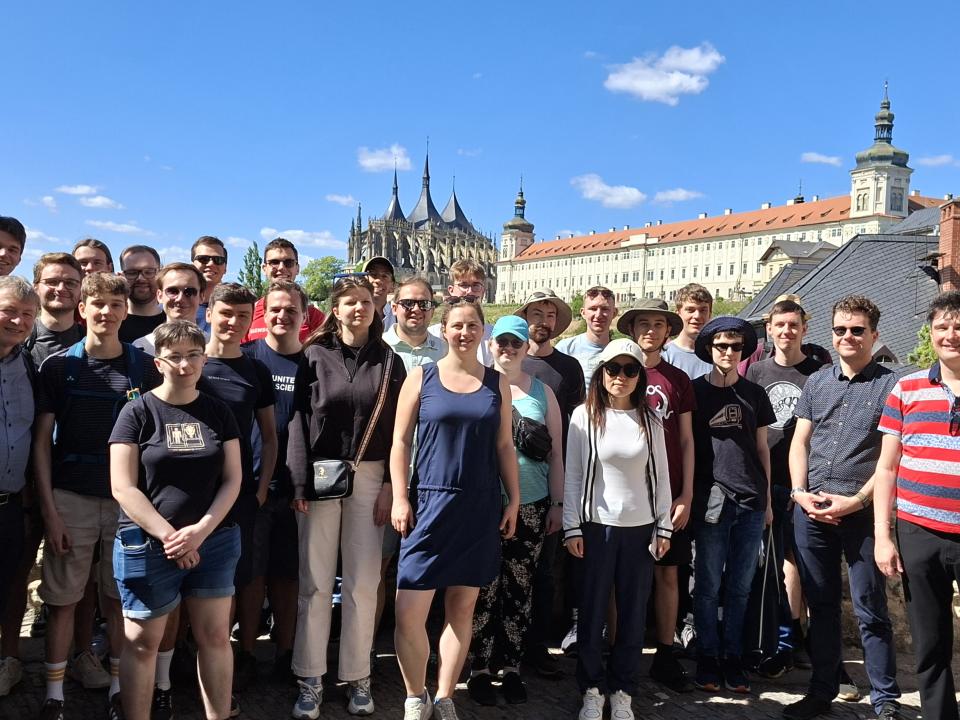 Studierende der Fakultät Verkehrswissenschaften bei der Exkursion in Kutná Hora 