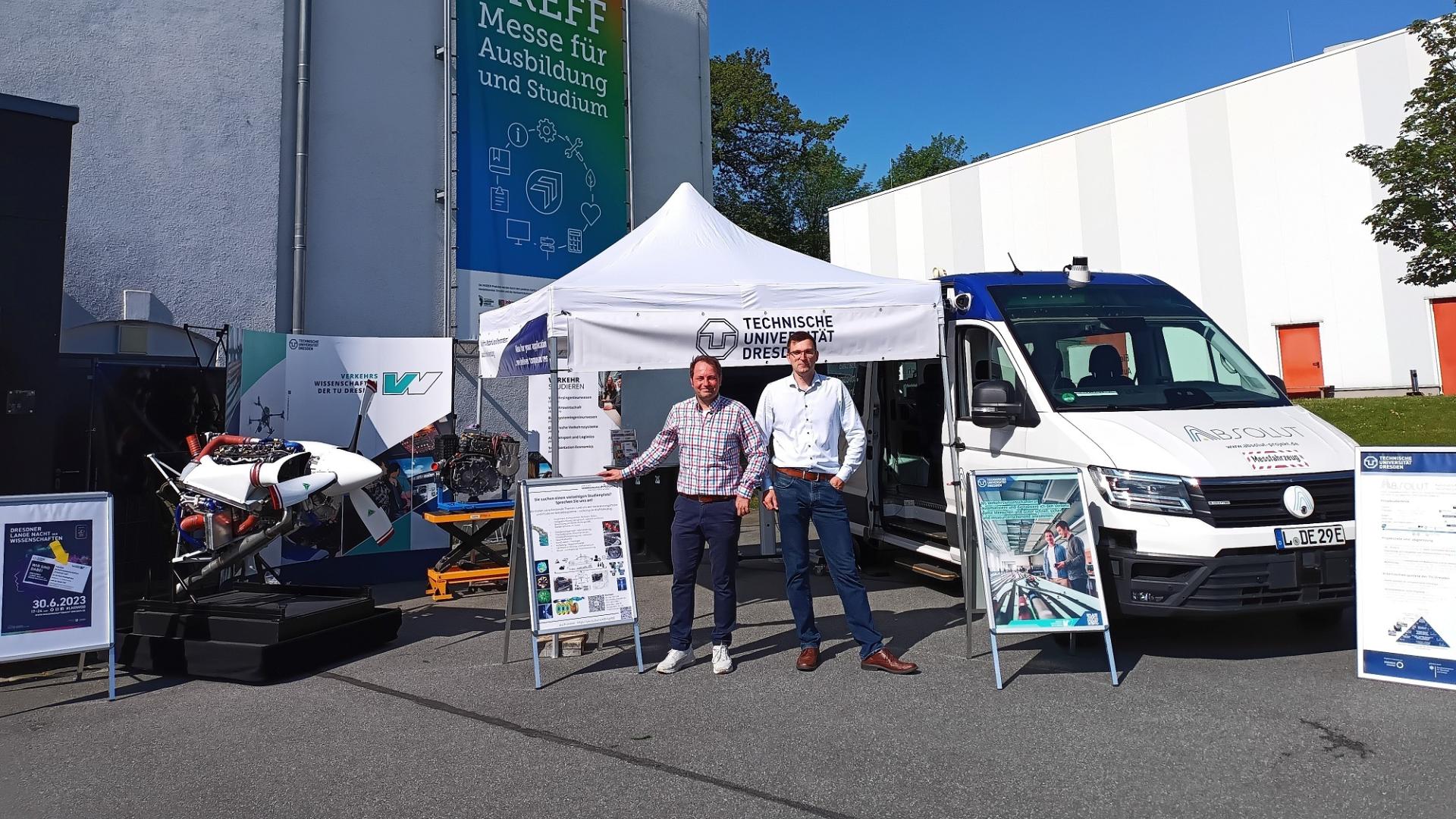 Fakultät Verkehrswissenschaften auf der Messe Insider Treff 2024