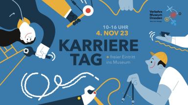 Grafik mit Schriftzug zum Karrieretag